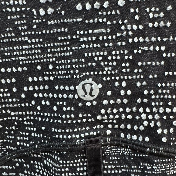 Like New Lululemon Define Jacket – Black White Speckle Print – Size 8 - Picture 6 of 6